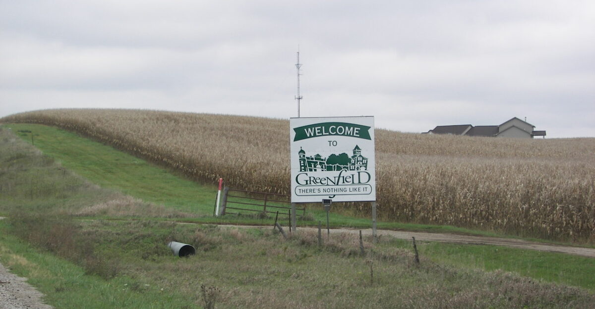 Fields in rural America